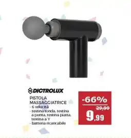 Happy Casa Dictrolux pistola massaggiatrice offerta