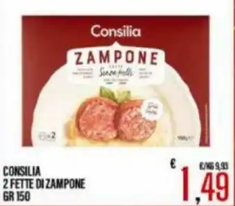 Gros Consilia 2 Fette Di Zampone 150 gr offerta
