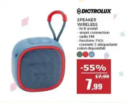 Happy Casa Dictrolux speaker wireless offerta