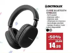 Happy Casa Dictrolux cuffie bluetooth wireless offerta