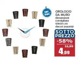 Happy Casa Orologio da muro offerta