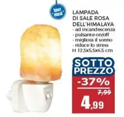 Happy Casa Lampada di sale rosa dell'himalaya offerta