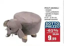 Happy Casa Pouf animali offerta