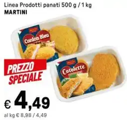 Iper La Grande Linea Prodotti panati MARTINI offerta
