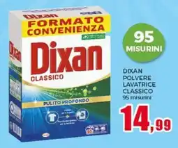 Happy Casa Dixan polvere lavatrice classico 95 misurini offerta