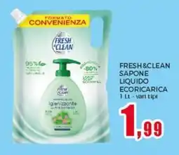 Happy Casa Fresh&clean sapone liquido ecoricarica offerta