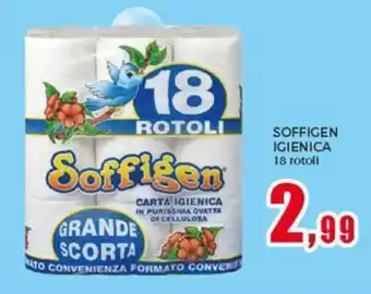 Happy Casa Sofficen igienica 18 rotoli offerta