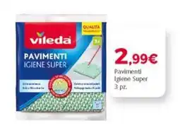 Happy Casa vileda Pavimenti Igiene Super 3 pz. offerta