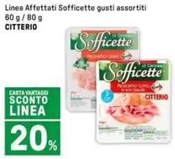 Iper La Grande Linea Affettati Sofficette gusti assortiti CITTERIO offerta