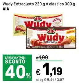 Iper La Grande Wudy Extragusto ΑΙΑ offerta