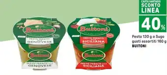 Iper La Grande Pesto o Sugo gusti assortiti BUITONI offerta