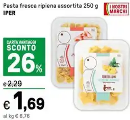 Iper La Grande Pasta fresca ripiena assortita IPER offerta