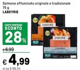 Iper La Grande Salmone affumicato originale o tradizionale LABEYRIE offerta