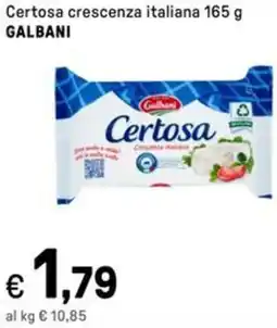 Iper La Grande Certosa crescenza italiana GALBANI offerta