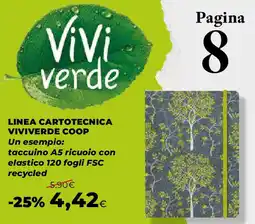 Extracoop Linea cartotecnica VIVIVERDE COOP offerta