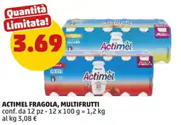 PENNY Actimel fragola, multifrutti offerta