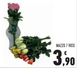 Conad Mazzo 7 rose offerta