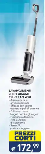 Esselunga Lavapavimenti 3 in 1 xiaomi truclean W20 offerta