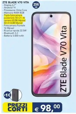 Esselunga Zte blade V70 vita offerta