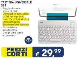 Esselunga Tastiera universale SBS offerta