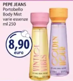 Acqua & Sapone PEPE JEANS Portobello Body Mist varie essenze offerta