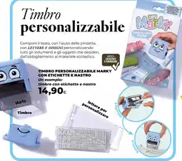 Extracoop Timbro personalizzabile marky con etichette e nastro un esempio: timbro con etichette e nastro offerta