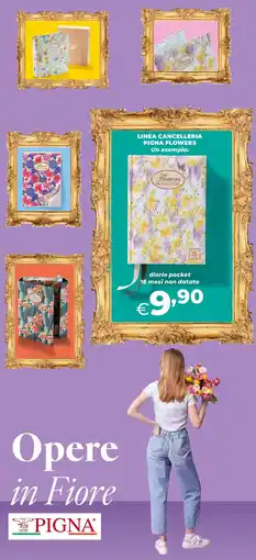 Extracoop Linea cancelleria pigna flowers Un esempio: diario pocket 16 mesi non datato offerta