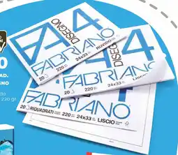 Extracoop Blocchi da disegno fabriano liscio, ruvido o riquadrato, 20 fogli offerta