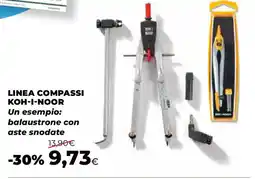 Extracoop Linea compassi koh-i-noor un esempio: balaustrone con aste snodate offerta