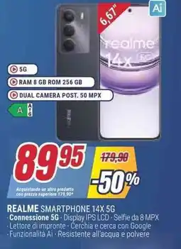 Trony REALME SMARTPHONE 14X 5G offerta