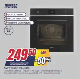 Trony SMEG FORNO SFP6401TB offerta