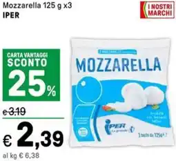 Iper La Grande Mozzarella IPER offerta