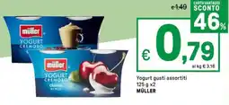 Iper La Grande Yogurt gusti assortiti MÜLLER offerta