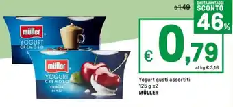 Iper La Grande Yogurt gusti assortiti MÜLLER offerta