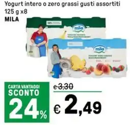 Iper La Grande Yogurt intero o zero grassi gusti assortiti offerta