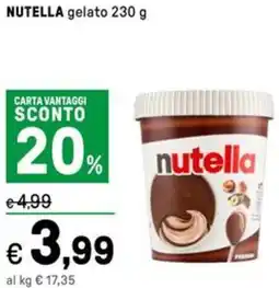 Iper La Grande NUTELLA gelato offerta