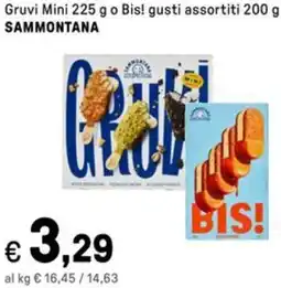 Iper La Grande Gruvi Mini o Bis! gusti assortiti SAMMONTANA offerta