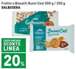 Iper La Grande Frollini o Biscotti Buoni Così GALBUSERA offerta