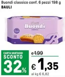 Iper La Grande Buondì classico conf. 6 pezzi BAULI offerta