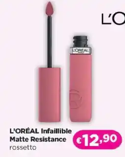 Acqua & Sapone L'ORÉAL Infaillible Matte Resistance offerta