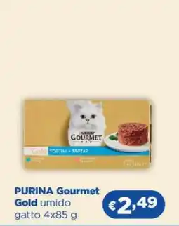 Acqua & Sapone PURINA Gourmet Gold umido gatto 4x85 g offerta