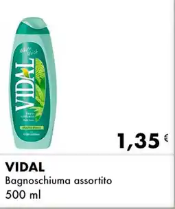 Iper Tosano VIDAL Bagnoschiuma assortito offerta