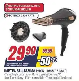 Trony IMETEC BELLISSIMA PHON 11665 P5 3800 offerta