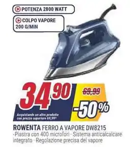 Trony ROWENTA FERRO A VAPORE DW8215 offerta