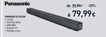 Unieuro Soundbar sc-htb100 offerta