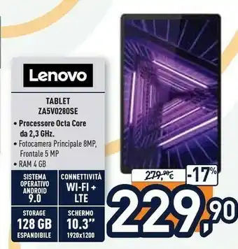 Unieuro Tablet za5v0280se offerta