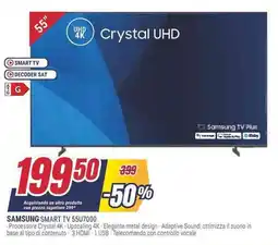 Trony SAMSUNG SMART TV 55U7000 offerta