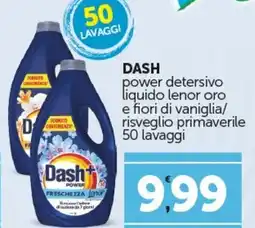 Amato Point DASH power detersivo liquido lenor oro e fiori di vaniglia/ risveglio primaverile 50 lavaggi offerta
