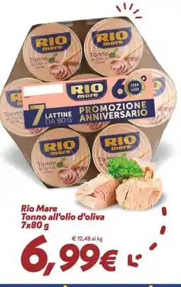 Iper Super Conveniente Rio Mare Tonno all'olio d'oliva offerta
