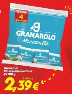 Iper Super Conveniente Granarolo Mozzarella bustone offerta